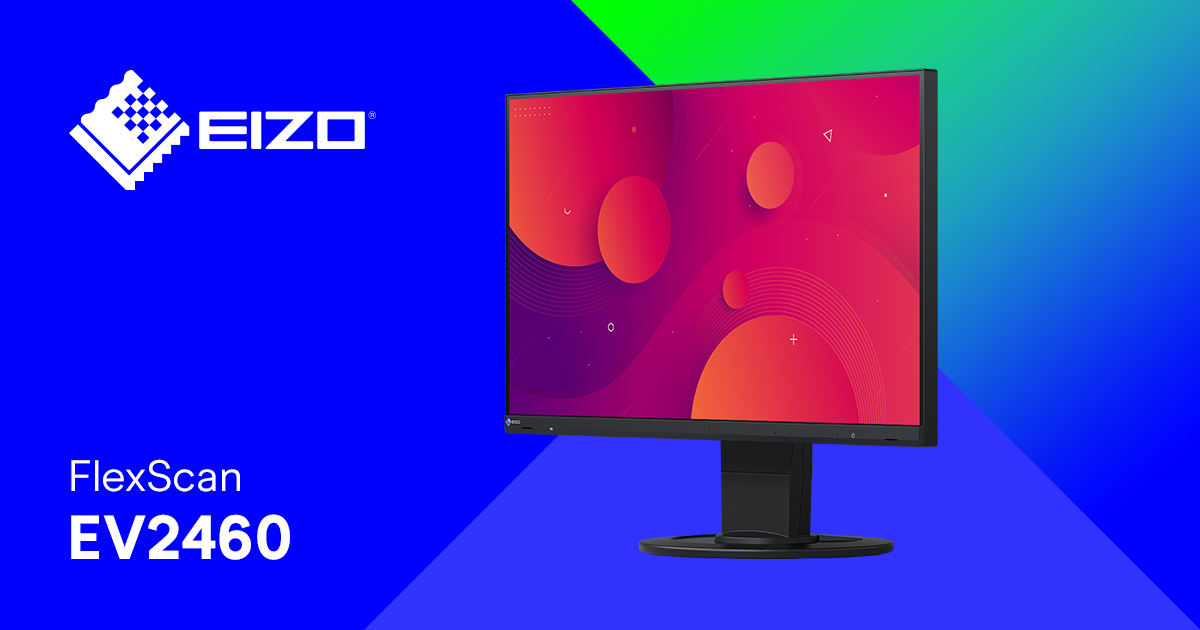 美品 EIZO 24インチ ディスプレイモニター FlexScan EV2460 EIZO FlexScan EV2460-BK 60,5 cm Ultra-Slim Monitor schwarz: Amazon